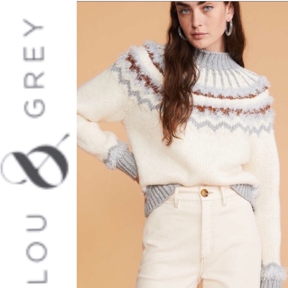 Lou & Grey Sweaters - Lou & Grey Fair Isle Gorgeous Sweater Oversized Size X Large